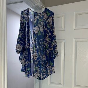 Floral Sheer Kimono Cardigan